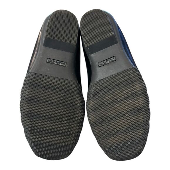 Sperry Top-Sider Women's Black Rubber Plaid Zip Duck Boots STS91005  Sz. 7 - Picture 6 of 6